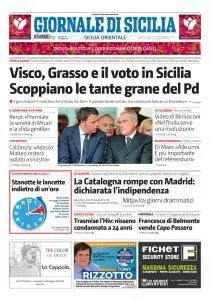 Giornale di Sicilia Sicilia Orientale - 28 Ottobre 2017