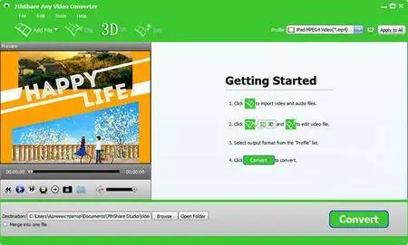 7thShare Any Video Converter 3.2.8