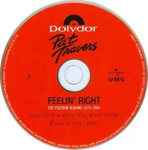Pat Travers - Feelin' Right: The Polydor Albums 1975-1984 (2015) {4 CD x 8 Album Box Set Polydor ‎5352821}