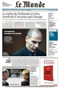 Le Monde du Mardi 12 Mai 2015