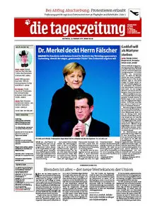 Tageszeitung TAZ vom 23 Februar 2011