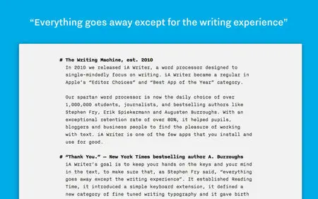 IA Writer v2.0 Mac OS X