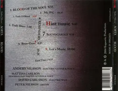 Anders Nilsson's Aorta - Blood (2004) {Kopasetic KOPACD003}