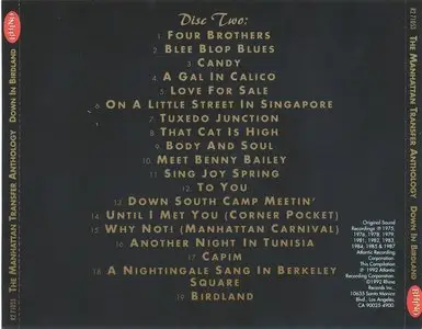 The Manhattan Transfer - Anthology: Down In Birdland (1992)
