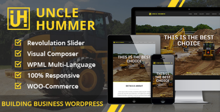 ThemeForest - Uncle Hummer v2.1.3 - Responsive WordPress Building Theme