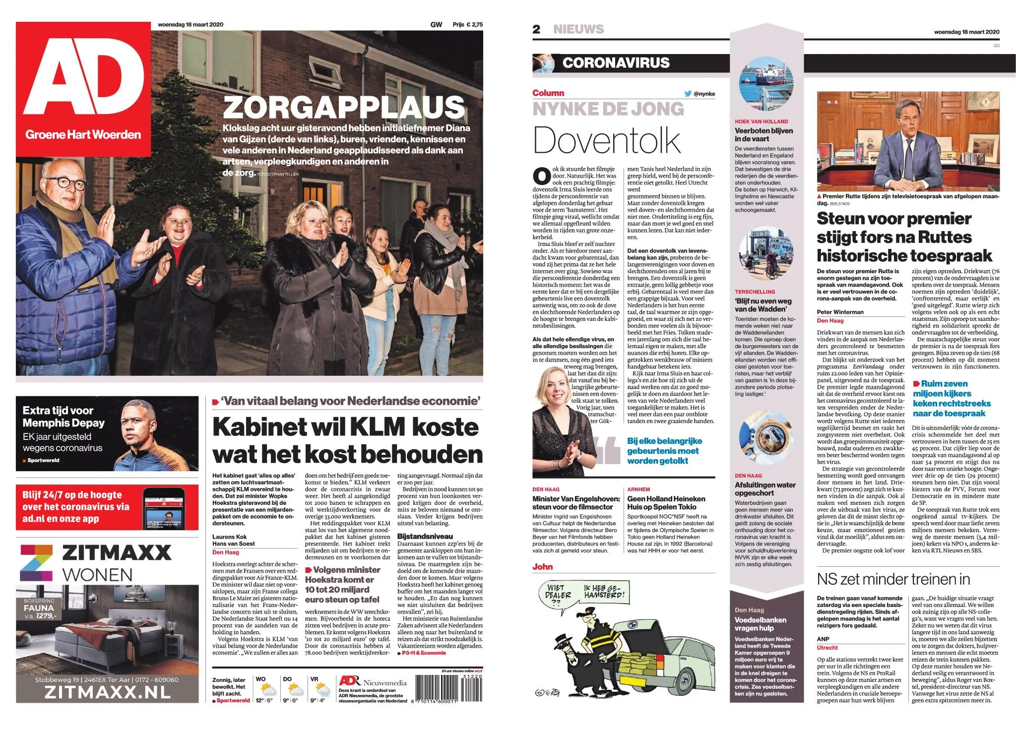 Algemeen Dagblad - Woerden – 18 maart 2020 / AvaxHome