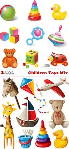 Vectors - Children Toys Mix