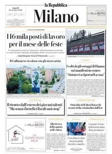 la Repubblica Milano - 30 Ottobre 2023