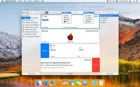 Clipboard Action 1.3.0 MacOSX