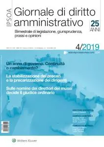 Giornale di diritto amministrativo - Ottobre 2019