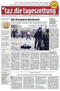 Tageszeitung TAZ vom 20 Oktober 2011