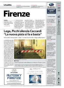la Repubblica Firenze - 10 Ottobre 2018