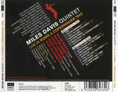 Miles Davis - Live In Rome & Copenhagen 1969 (2010) {2CD Set Gambit Records 69330}