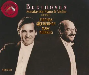 Pinchas Zukerman, Marc Neikrug - Ludwig vanBeethoven: Sonatas for Piano & Violin [4CDs] (1992)