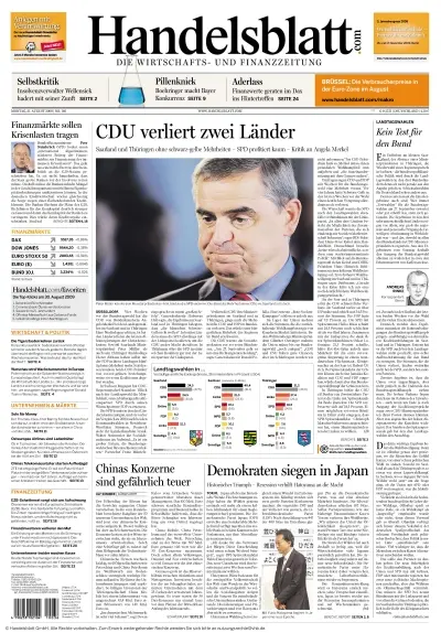 Handelsblatt vom 31.08.2009
