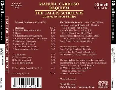 Peter Phillips, The Tallis Scholars - Cardoso: Requiem, Motets, Magnificat (2001)