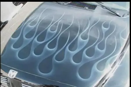 Air Brush Action - Vandemon's Ghost Flames