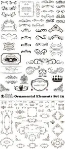 Vectors - Ornamental Elements Set 19