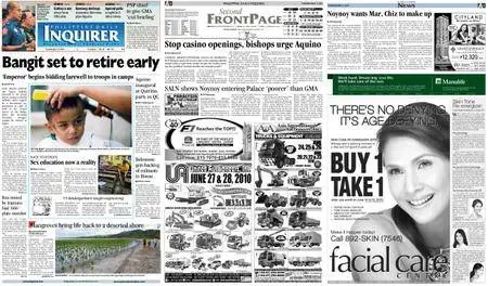 Philippine Daily Inquirer – June 15, 2010