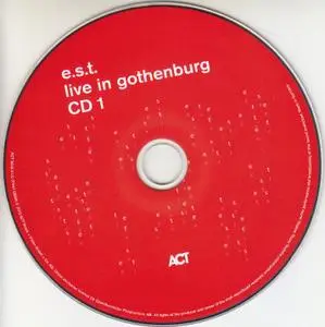 Esbjorn Svensson Trio - E.S.T. Live in Gothenburg (2019) {2CD Set, ACT 9046-2 rec 2001}