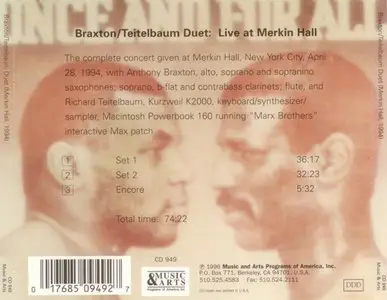 Anthony Braxton - Richard Teitelbaum - Live At Merkin Hall (1996)