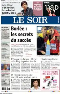LE SOIR 31 AOUT 2011