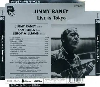 Jimmy Raney - Live In Tokyo (2016) {Xanadu Master Edition 906092 rec 1976}