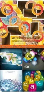 Vector abstract background set 62