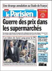 Le Parisien, du Mardi 21 Juillet 2009.