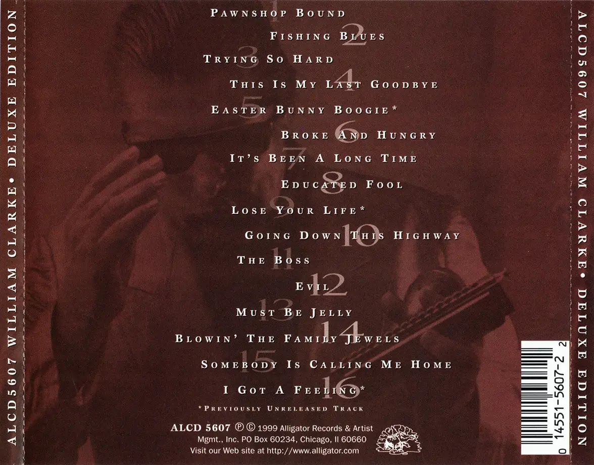 William Clarke - Albums Collection 1992-1999 (4CD)