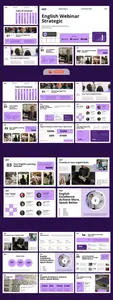 White Purple English Webinar TY7LR8B