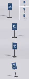 Stand Sign Mockup GJDD3FP
