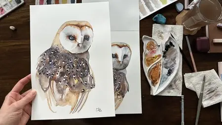 Master A Realistic Owl In Watercolor: Step-By-Step Painting