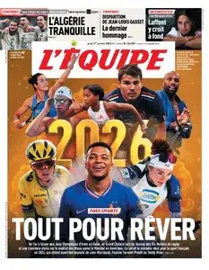 L’equipe du Jeudi 1er Janvier 2026