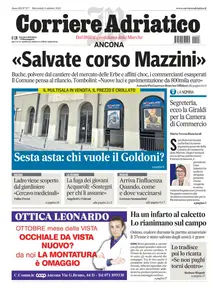 Corriere Adriatico Ancona - 8 Ottobre 2025