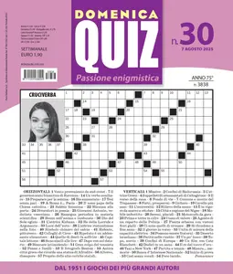 Domenica Quiz N.3838 - 7 Agosto 2025