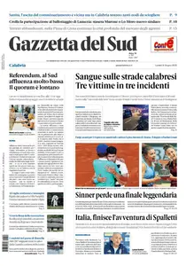 Gazzetta del Sud Reggio Calabria - 9 Giugno 2025