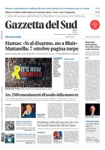 Gazzetta del Sud Messina - 8 Ottobre 2025