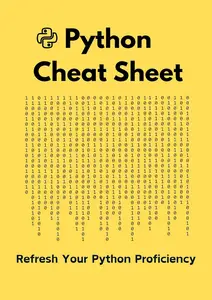 Python Cheat Sheet: python programming for beginners made easy