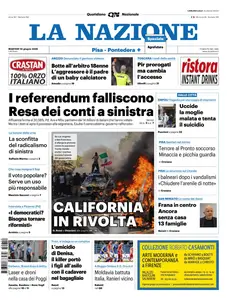 La Nazione Pisa Pontedera - 10 Giugno 2025