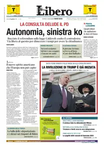 Libero - 21 Gennaio 2025