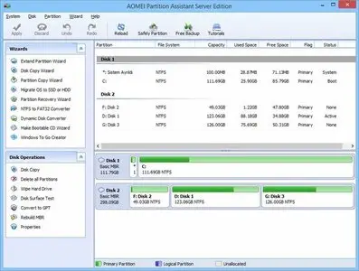 AOMEI Partition Assistant Server Edition 5.6.2 Portable