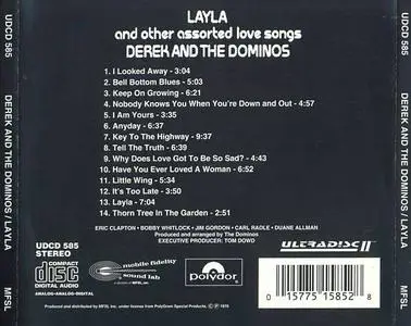 Derek and The Dominos: Layla (1970) [MFSL UDCD 585 ] (Repost)