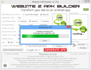 Website 2 APK Builder 1.2.1.1 Pro