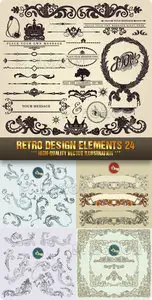 Stock Vector - Retro Design Elements 24