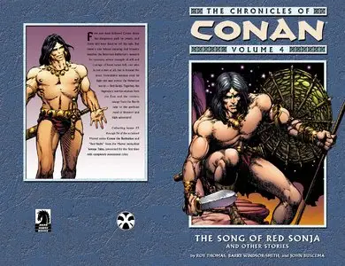 The Chronicles of Conan Volume 04- The Song of Red Sonja and Other Stories (2004) (Digital TPB)