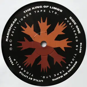 Radiohead - The King of Limbs (EU pressing) Vinyl rip in 24 Bit/96 Khz + CD 