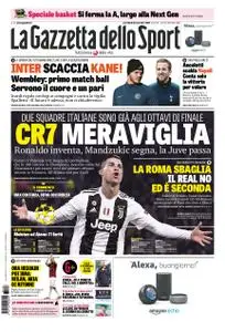 La Gazzetta dello Sport Roma – 28 novembre 2018