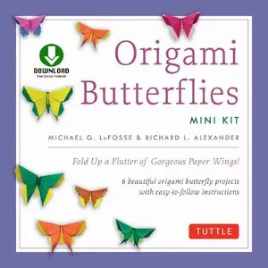 Origami Butterflies Mini Kit: Fold Up a Flutter of Gorgeous Paper Wings!