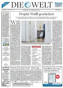 Die Welt vom Samstag, 18. Februar 2012